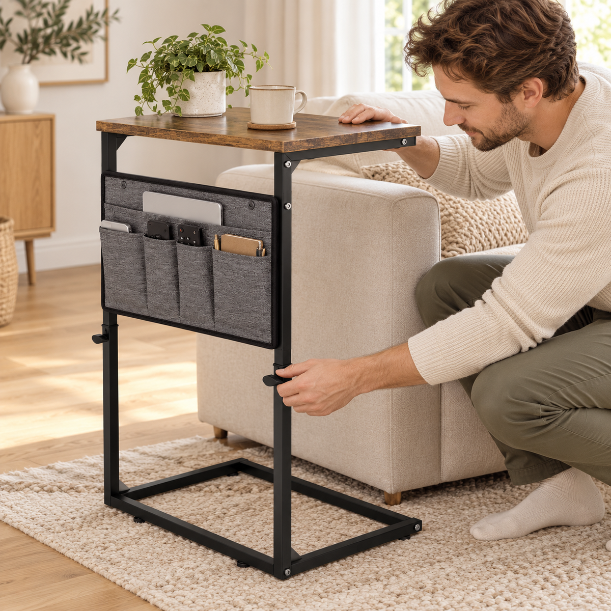 Side Table | Steel Wood Living Room | Homeowners Favorite