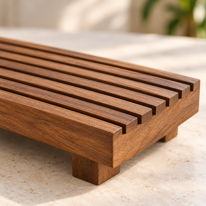 Soap Tray | Solid Wood Bathroom | Housewarming Spa Accent
